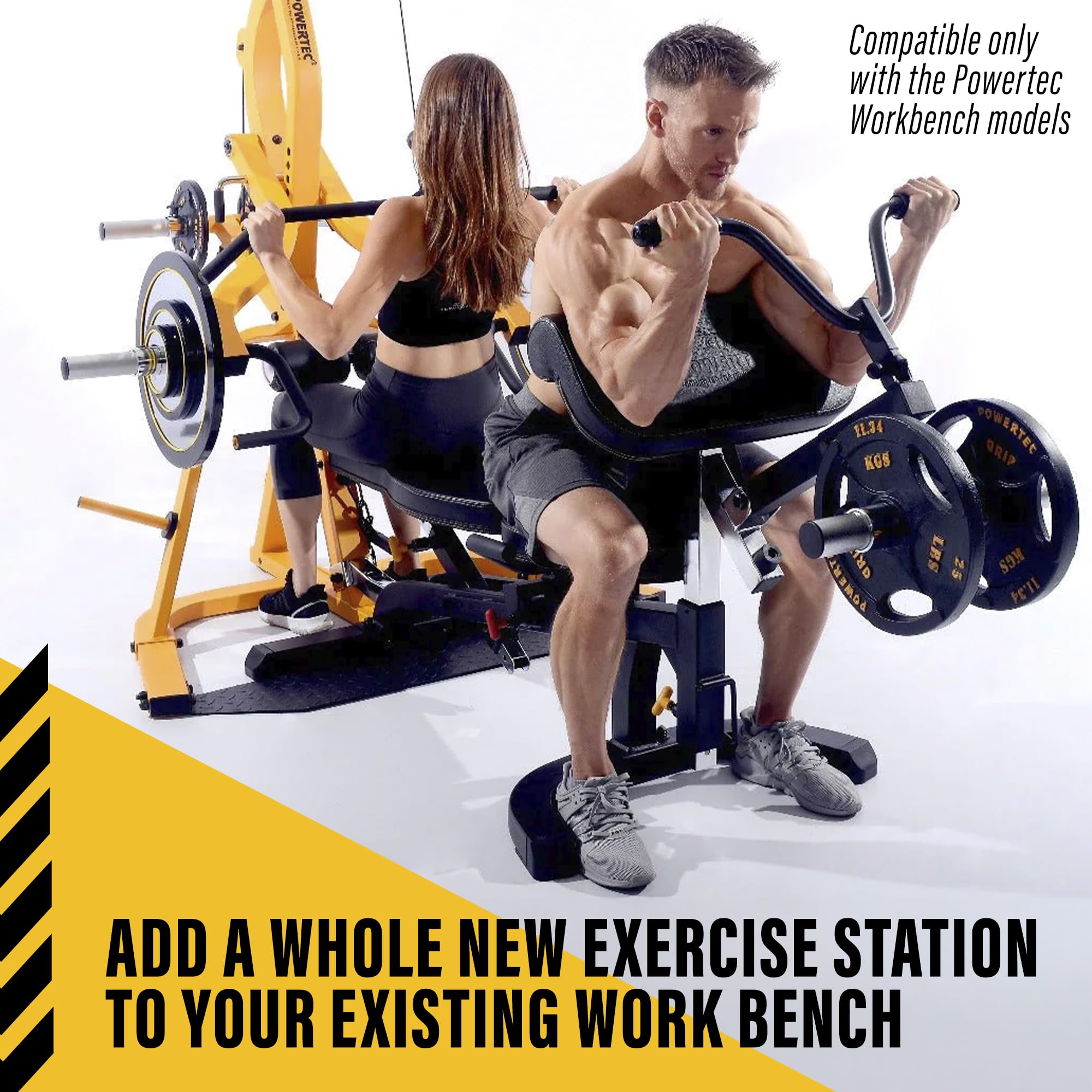 Amazon.com : Powertec Fitness Workbench Curl Weight Machine